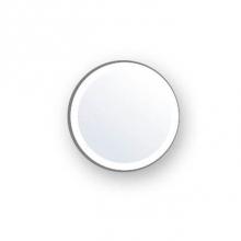 Madeli RL-RD2400-F03-AL - Madeli  ''O''  Mirror, 24''x 3/4'', Round,  Frosted Edge