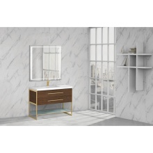 Madeli B810-48C-001-BR-PC - Silhouette 48C'' Free standing Vanity Brandy/HW: Polished Chrome(PC)