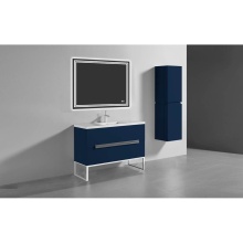 Madeli B400-48C-001-LC-SA-NP-PC - Soho 48C'' Free standing Vanity Cabinet in Sapphire/HW: Polished Chrome(PC)