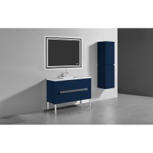 Madeli B400-48C-001-LL-SA-NP-PC - Soho 48C'' Free standing Vanity Cabinet in Sapphire/HW: Polished Chrome(PC)