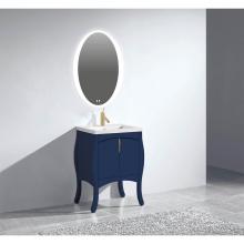 Madeli B953-27-001-SA-SB - Madeli Sorrento 27'' Free Standing Sapphire/HW: Satin Brass(SB)