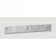 Madeli SSQSA-18-000-WC - Madeli Quarztstone Side Splah, 18'' x 4'' x 3/4'', White Carrara