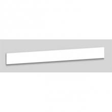 Madeli SSXTU-18-000-MW - Madeli X-Stone Side Splah, 18'' x 4'' x 3/4'', Matte White