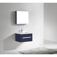 Madeli B070-30-002-SA-PC - Vogue 30'' Wall Hung Vanity Cabinet Sapphire/HW: Polished Chrome(PC)
