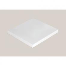 Madeli XTA1808-24-000-GW - Urban-18 24''W Solid Surface , Slab No Cut-Out. Glossy White, 24''X 18'&a