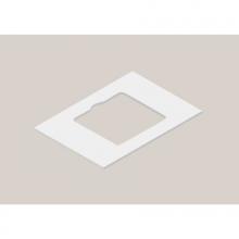 Madeli XTA2208-42-100-GW - Urban-22 42''W Solid Surface , Slab With Cut-Out. Glossy White, 42''X 22'