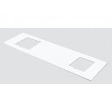 Madeli XTA2208-72-200-GW - Madeli X-Stone Countertop, 72'' x 22'' x 3/4'', Cut-outs for CB-7124