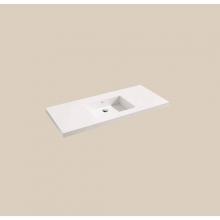 Madeli XTU1815-42-100-WH - Madeli X-Stone Top/Basin, 42'' x 18'' x 1-1/2'', Glossy White, No Fa