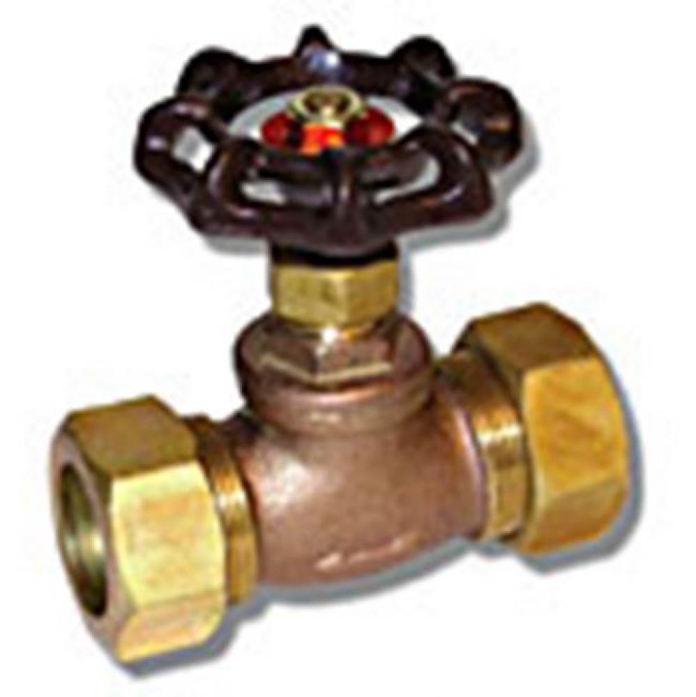 3/4'' STOP VALVE WITH COMPRESSION ENDS