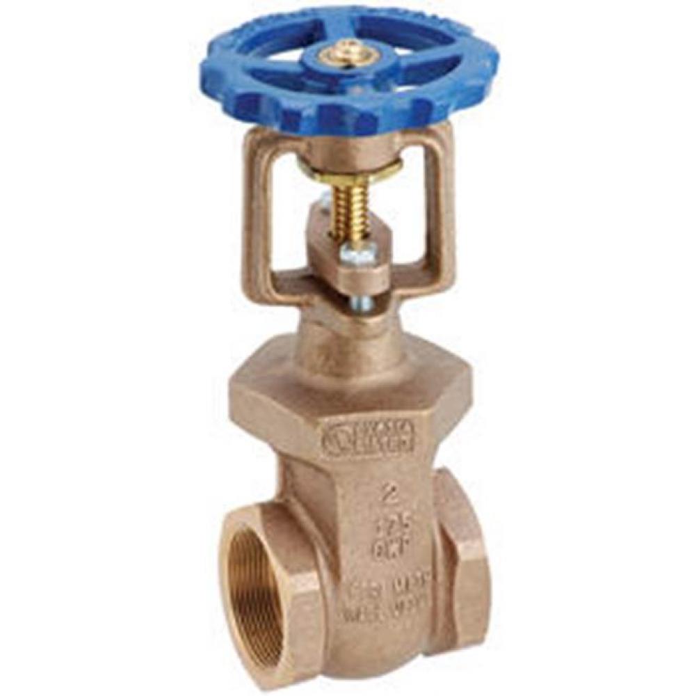 1'' IPS BRONZE UL RATED GATE VALVE OSandY 175 CWP NOT FOR POTABLE WATER