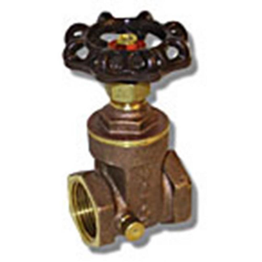 1'' IPS GATE VALVE W/ DRAIN