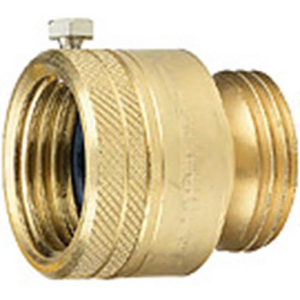 Lead Free Back Flow Preventer - Brass Finish