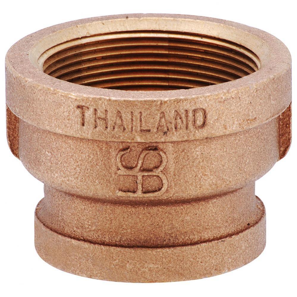 2-1/2'' X 1-1/4'' Brass Red Cplg