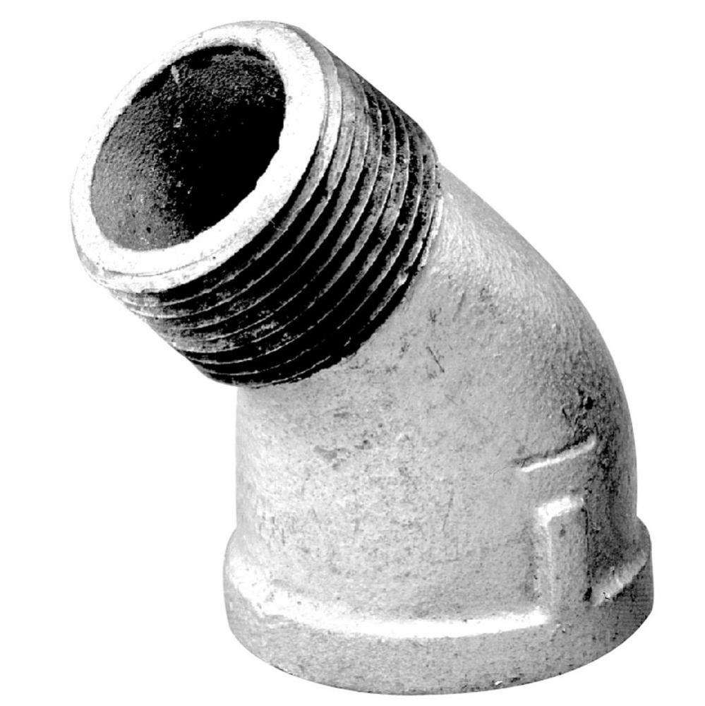 1-1/2'' Galv Mall 45 St Elbow