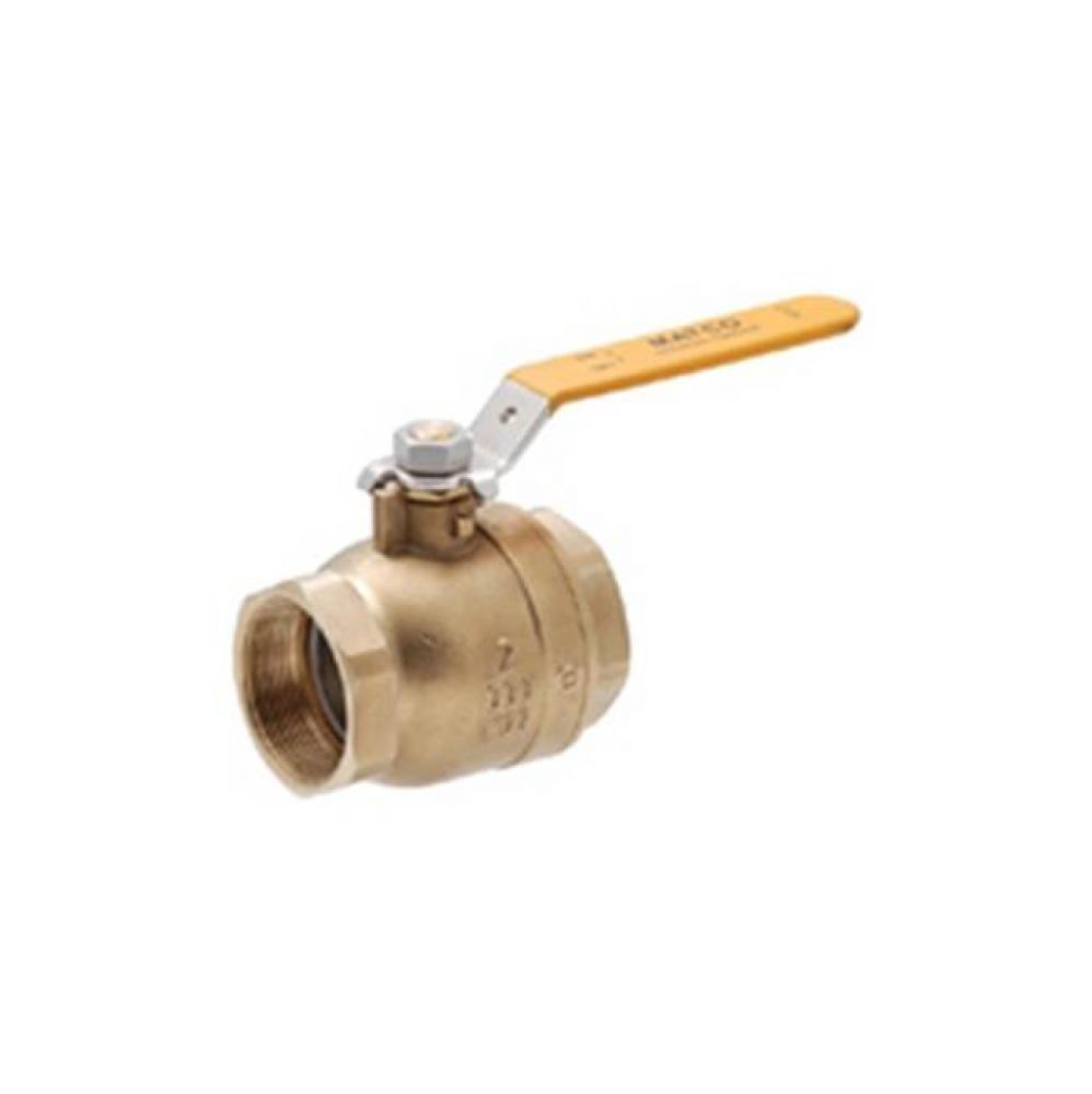 2-1/2'' Ip Bv 400Wog 125Swp Full Port Forged Brass