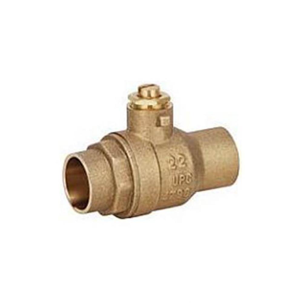 3/4'' C-C Ball Style Balancing Valve W Screw Driver Stop-F.P.-600Wog Not For Potable Wat