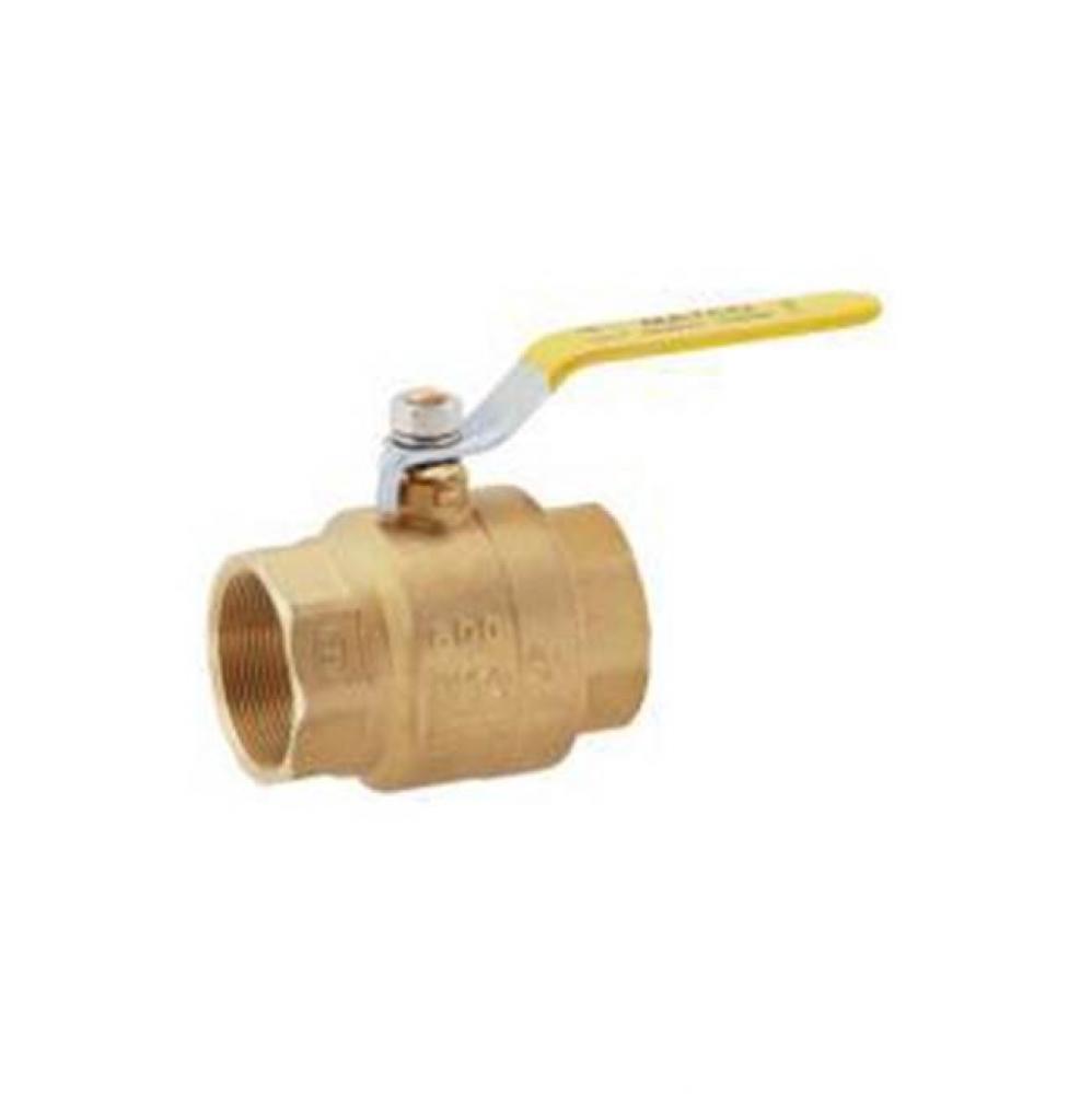 1-1/4 IP BALL VALVE-F.P.-600WOG CSA AGA CGA NOT FOR POTABLE WATER USE IN CA,VT