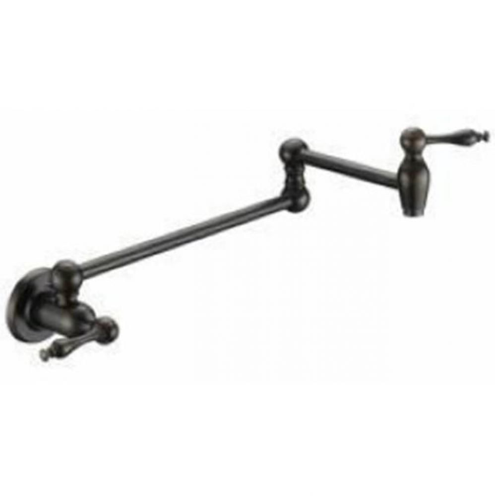 Pot Filler Oil Rubbed Bronze Lead Free, Ceramic Cart. Brass Body Builder Collection