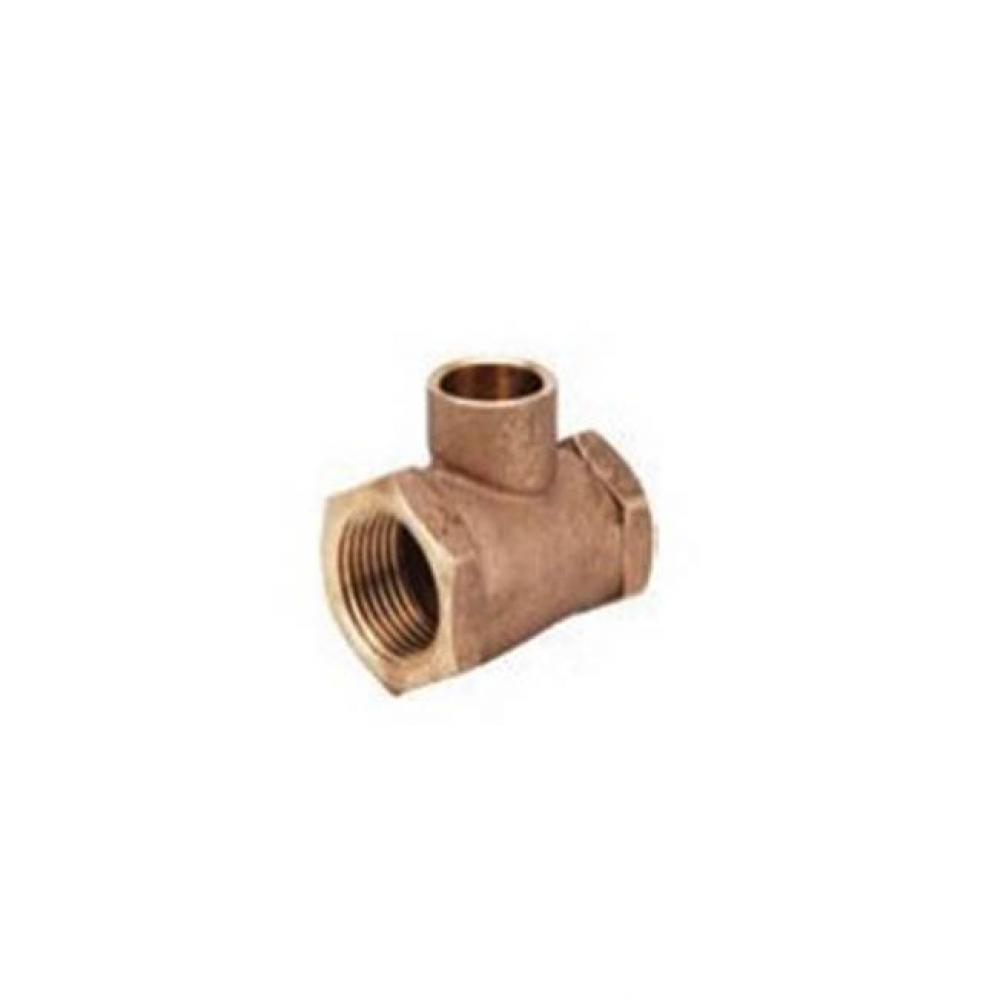 3/4''C X 3/4''C X 1/2'' FIP CAST BRASS ADAPTER TEE NOT FOR POTABLE W