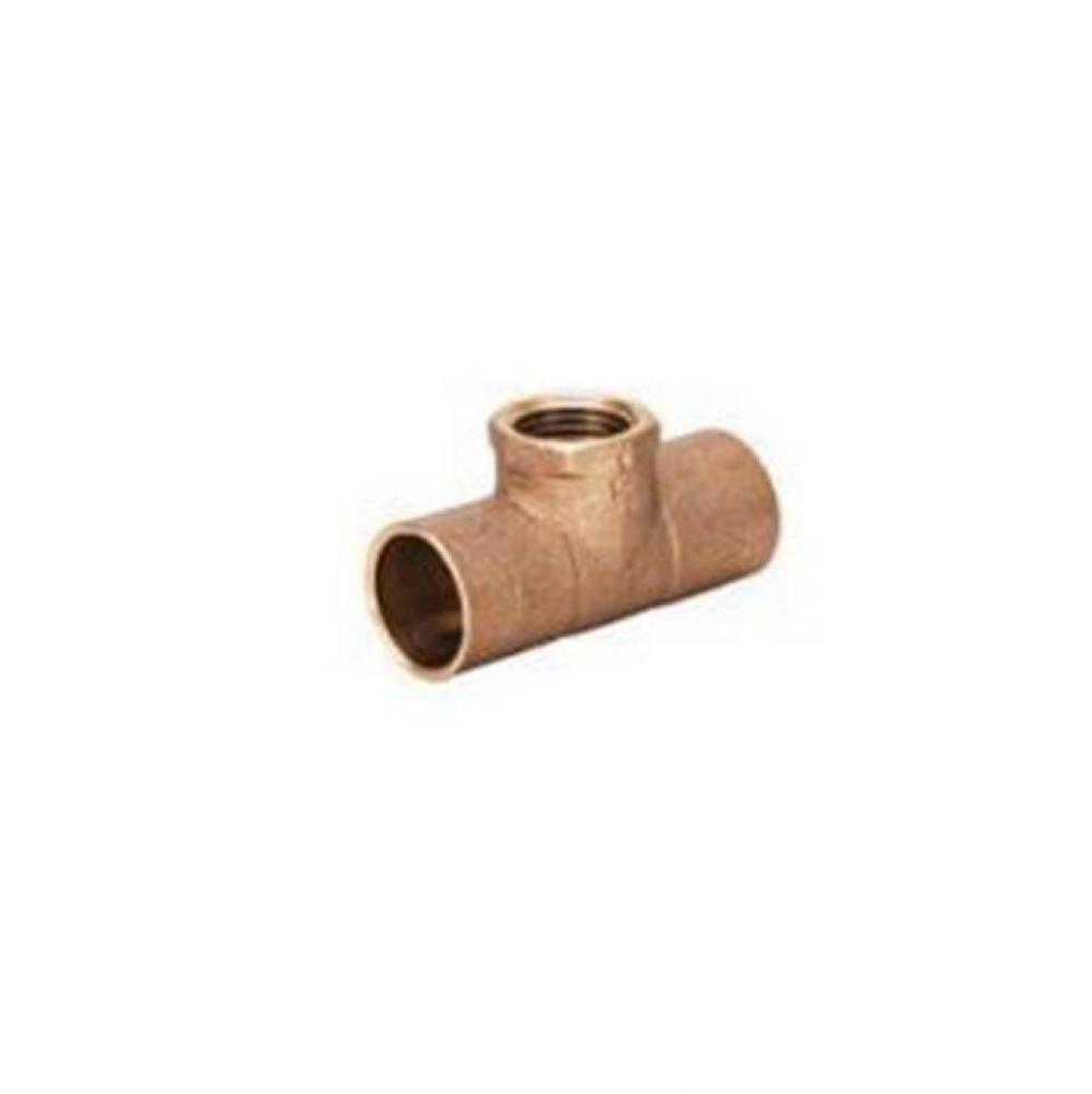 3/4''C X 1/2''FIP X 3/4''C CAST BRASS ADAPTER TEE NOT FOR POTABLE WA