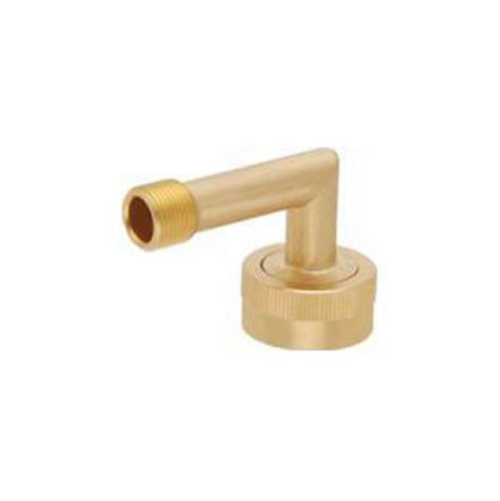 DISHWASHER ELBOW 3/8''OD X 3/4'' FHT BRASS BODY WITH SWIVEL HOSE CONNECTOR and