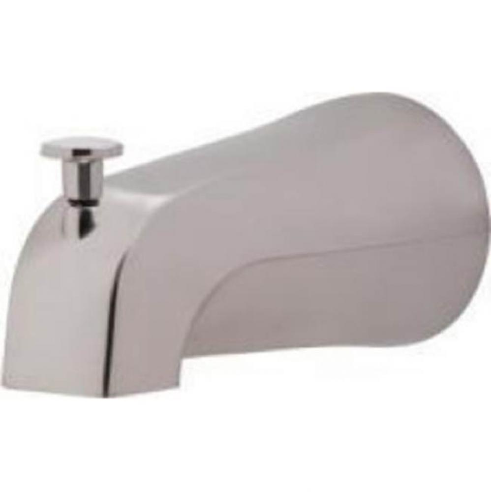 Satin Nickel Slip-On Diverter Tub Spout