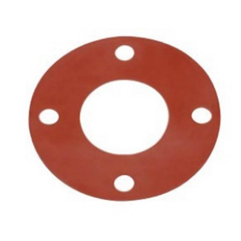 10'' Flg 1/8'' Red Rub Ff Gasket