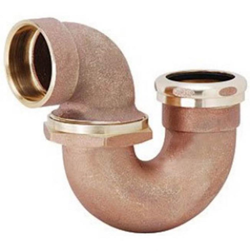 1-1/2'' X 1-1/2'' Rb La Trap Less Cleanout Copper Sweat Outlet