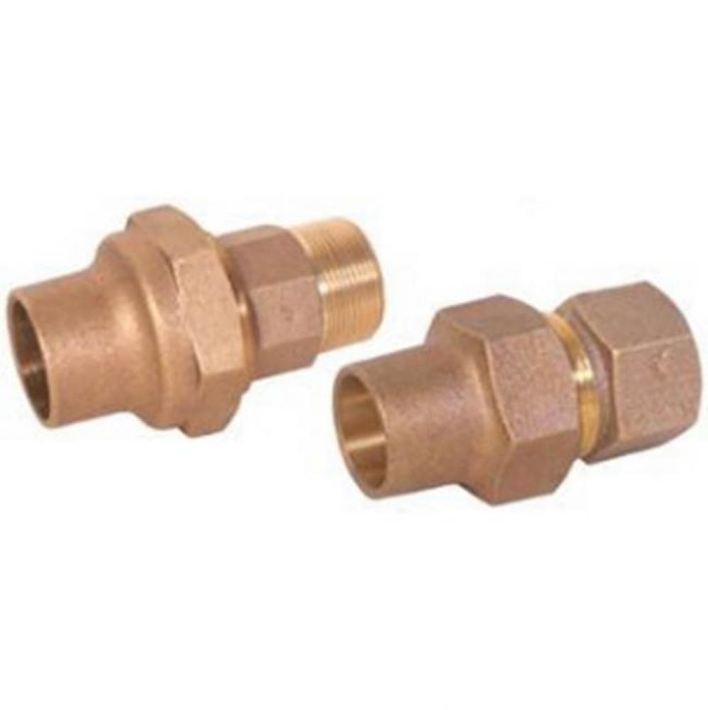 Lead Free 3/4'' Flare X 3/4'' Mip Bronze Male Adapter