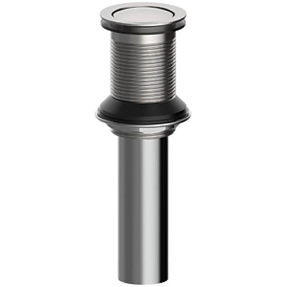 Metal Push Pop-Up, Less Overflow, Brushed Nickel