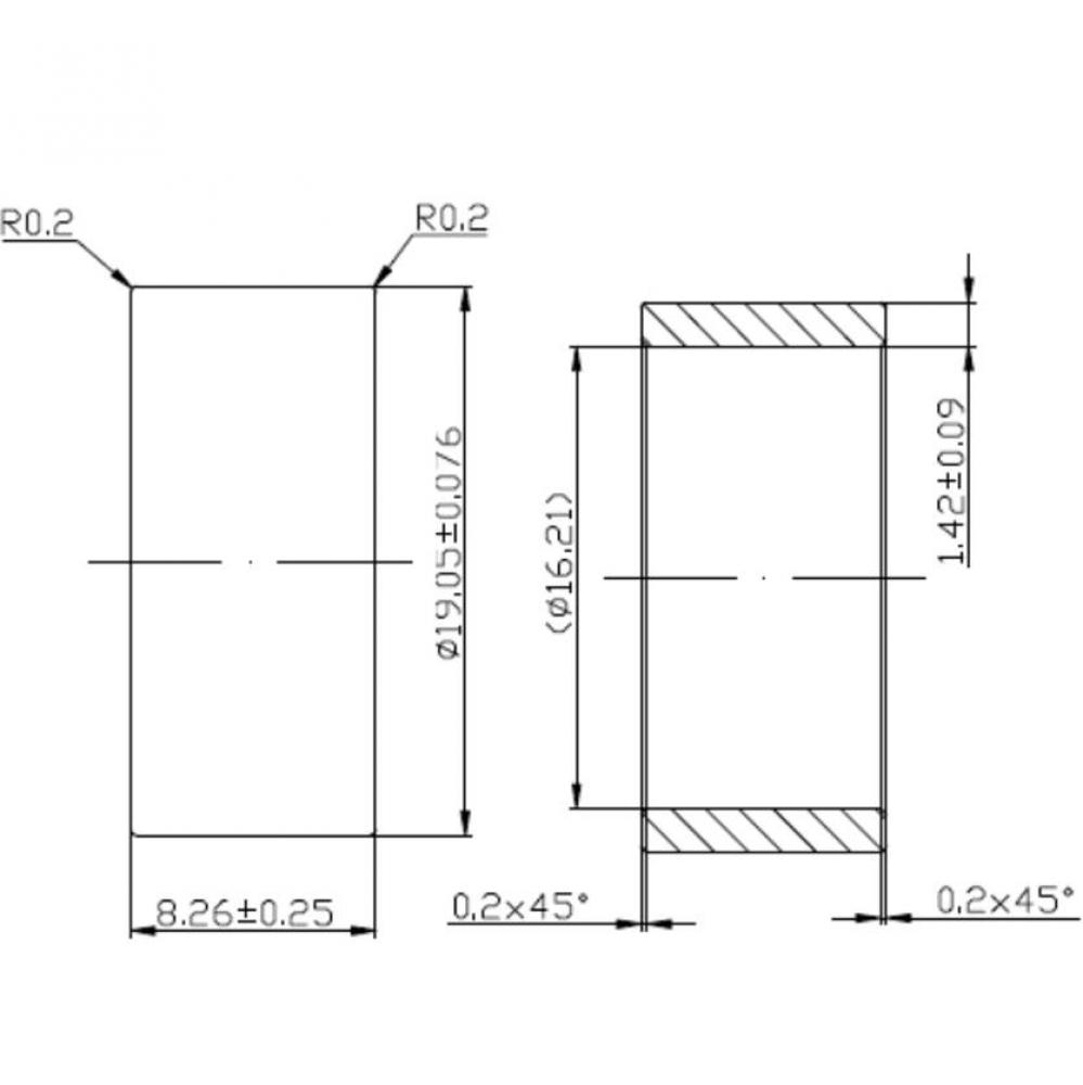 1/2'' CRIMP RING PEX COPPER