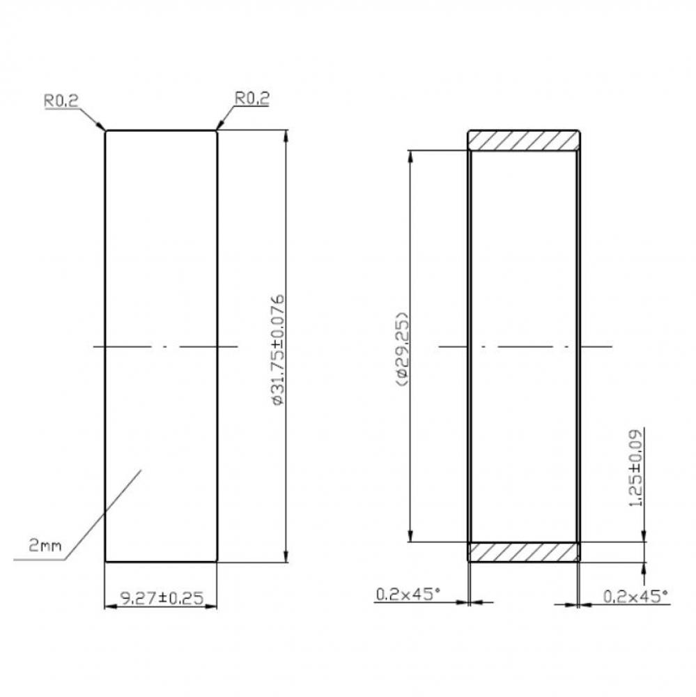 1'' CRIMP RING PEX COPPER