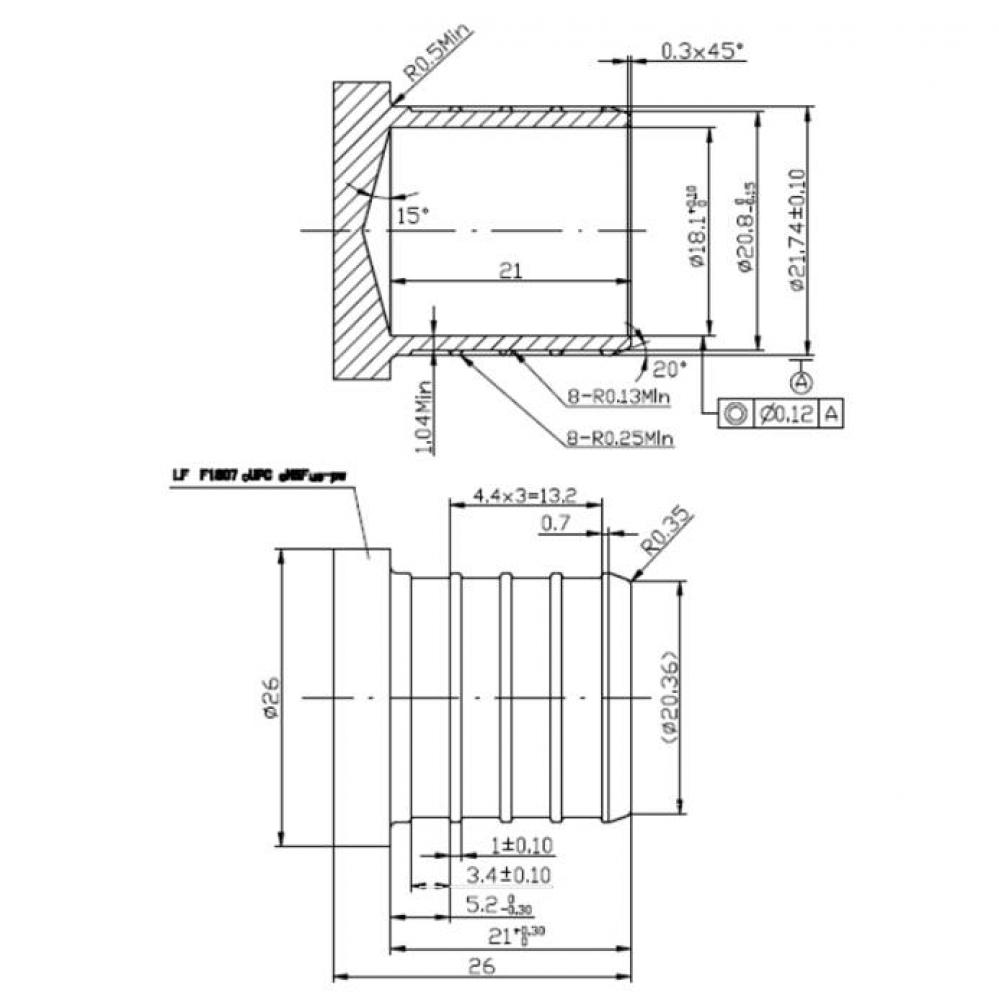 1'' BARB END PEX PLUG