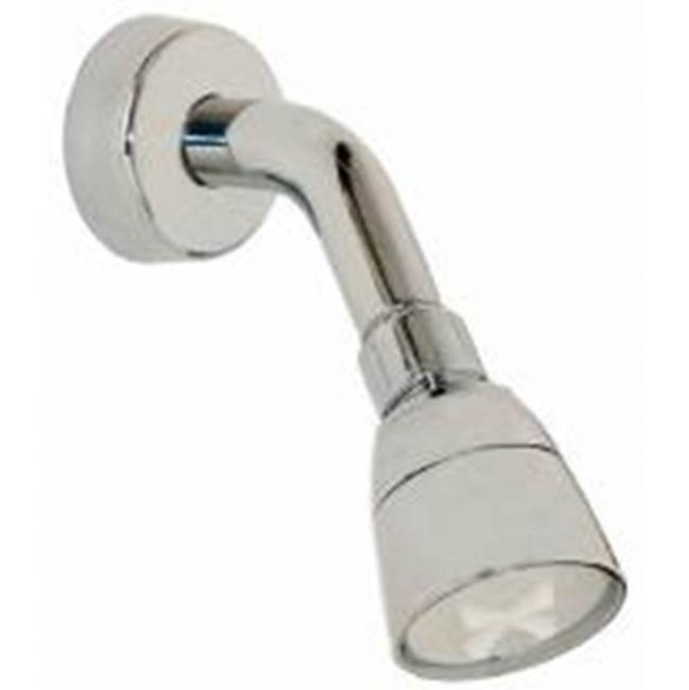 Shower Head,Arm And Flange Kit - All White