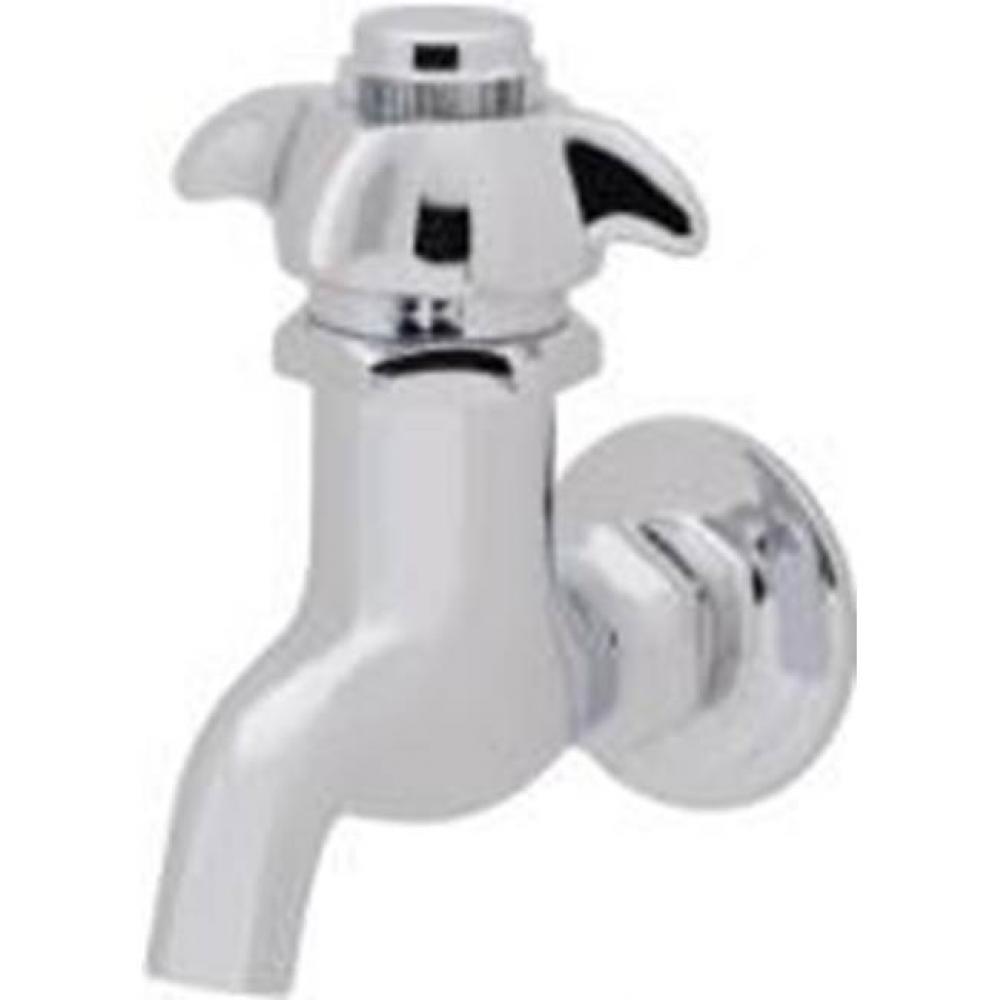 1/2''Ip Cp Wall Mounted Self Closng Valve Cross Handle Plain End Flanged