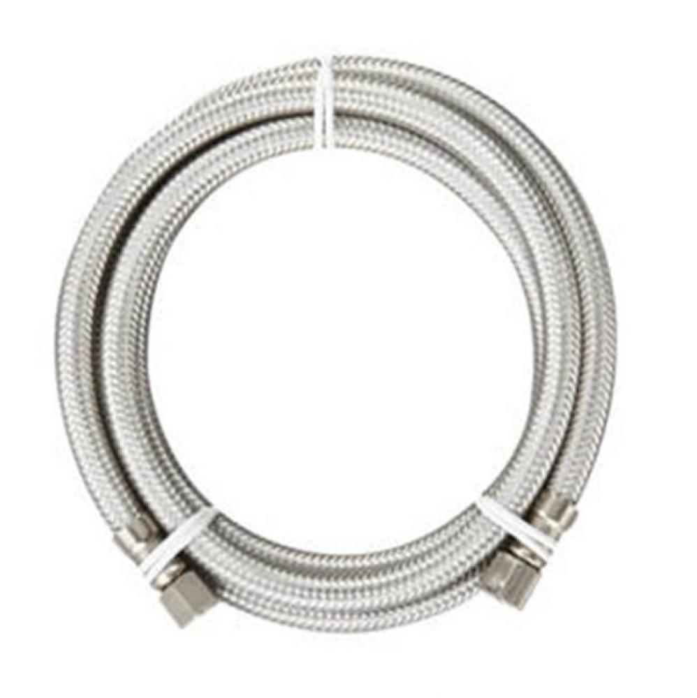 1/4'' Od X 1/4'' Od 60'' Braided Ss Ice Maker Connector