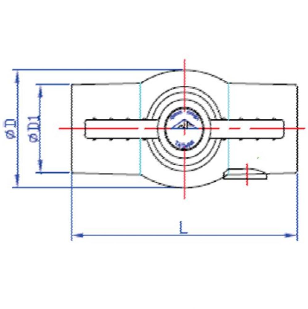 1-1/4'' CPVC BALL VALVE