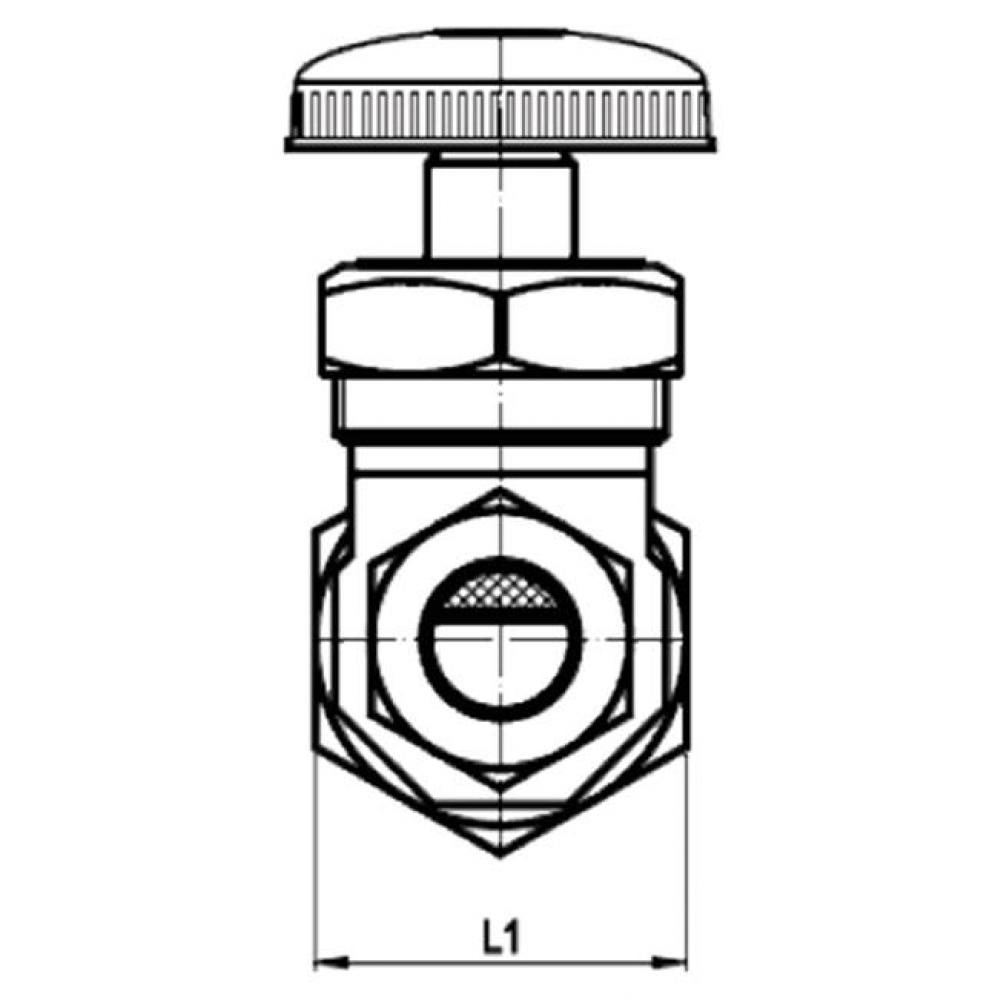 5/8'' OD CPVC X 3/8'' OD COMPRESSION, STRAIGHT STOP VALVE, CP, MULTI-TURN