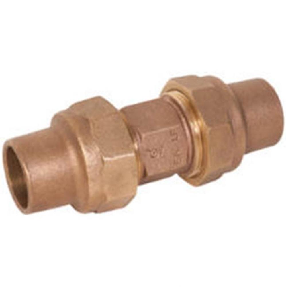 Lead Free 1-1/4'' Flare X 1-1/4'' Flare Bronze Coupling