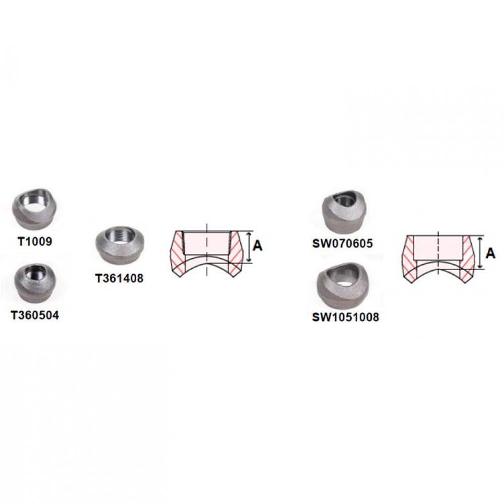 3-1/2-3 Run X 2 Stb Socket Weld Branch Outlet