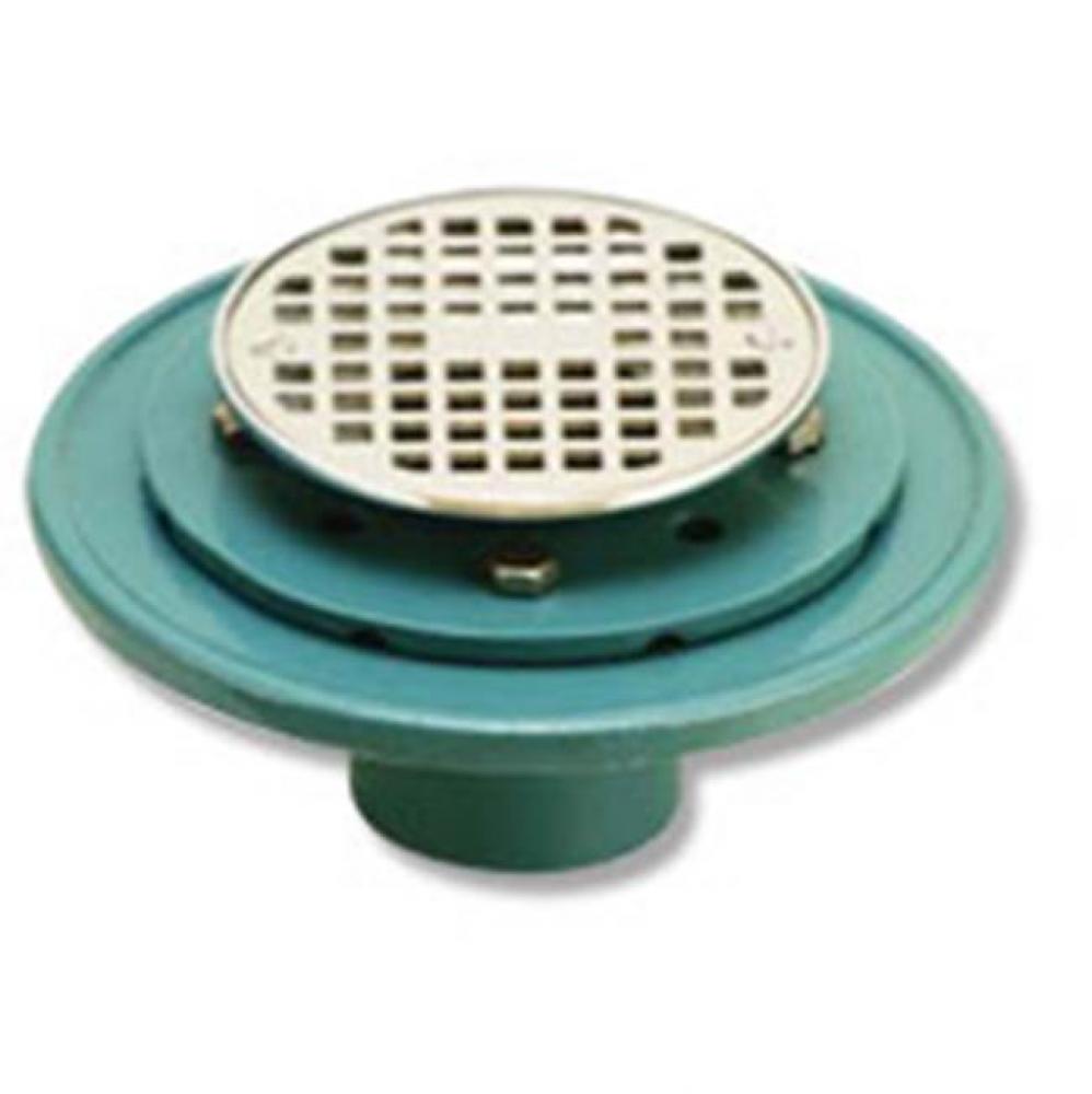 POLISHED BRASS STRAINER ONLY FOR 2'' HEAVY DUTY SHOWER DRAIN