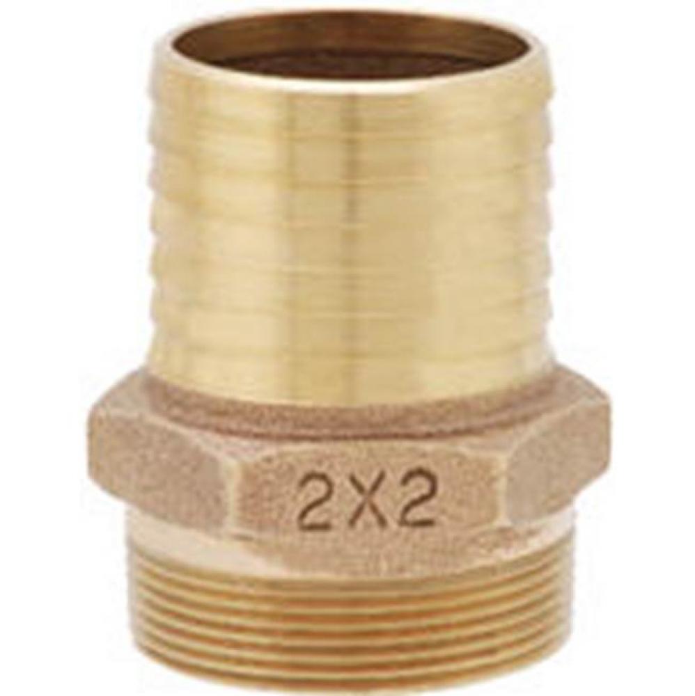 1-1/4'' INSERT X 3/4'' MALE IP BRASS ADAPTER