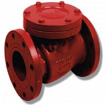 Matco Norca 120F12 - 5'' Flanged Ci Swing Chk Valve Resilient Seat, 200Cwp, 1 Bossing Epoxy Coated