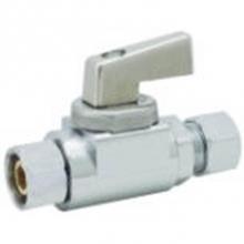 Matco Norca 25-2000LF - 1/4''TURN RETRO-FIT STR.SUPPLY VALVE 3/8OD CAPTURED NUT X 3/8OD COMP