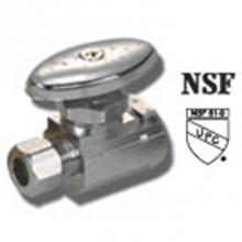 Matco Norca 29-1004LF - 1/2'' FIP X 3/8'' OD COMPRESSION, STRAIGHT STOP VALVE, CP, MULTI-TURN