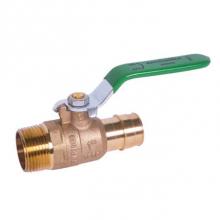 Matco Norca 754PXCEM03LF - LEAD FREE 1/2''MNPT X 1/2''PEX COLD EXPANSION FULL PORT BALL VALVE