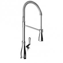 Matco Norca An-155C - Single Handle Cp Industrial Spring Neck Faucet, Ceramic Cartridge, Integrated Supply Lines, 1 Or 3