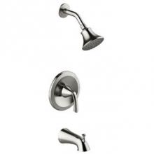 Matco Norca An-730Bnjp - Sgl Hndle Bn Tub and Shower Trim Only, Metal Slip On Diverter Spout, Metal Lever Hndle, Showerhead