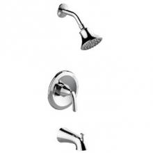 Matco Norca An-730Cjp - Sgl Hndle Cp Tub and Shower Trim Only, Metal Slip On Diverter Spout, Metal Lever Hndle, Showerhead