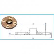 Matco Norca DB-CFCH06 - 1-1/4'' 150No.  Domestic Brass Swt Comp Flange